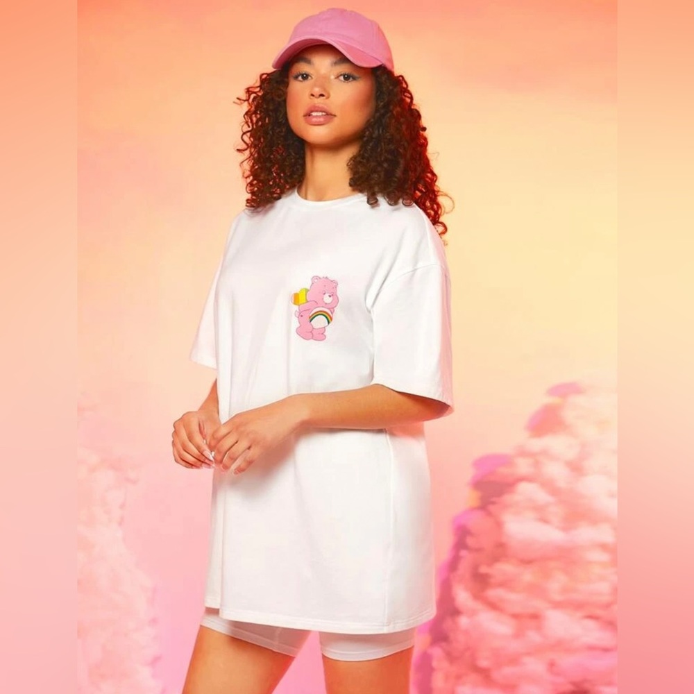 Care Bears Women’s retro oversized Tee size Small NWT